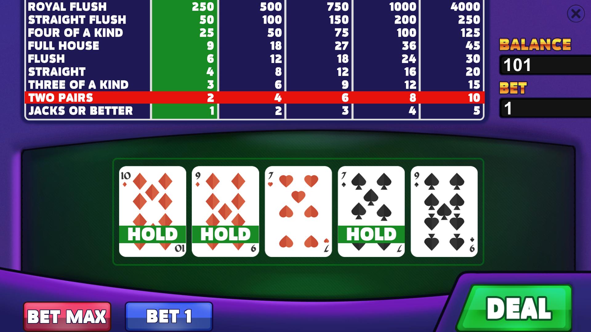 Royal Casino: Video Poker screenshot screenshot 6
