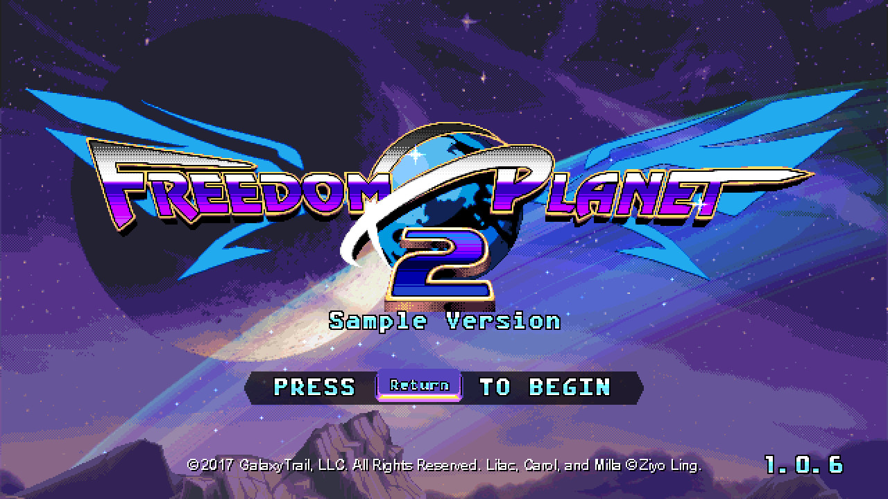 Freedom Planet 2 Demo #0