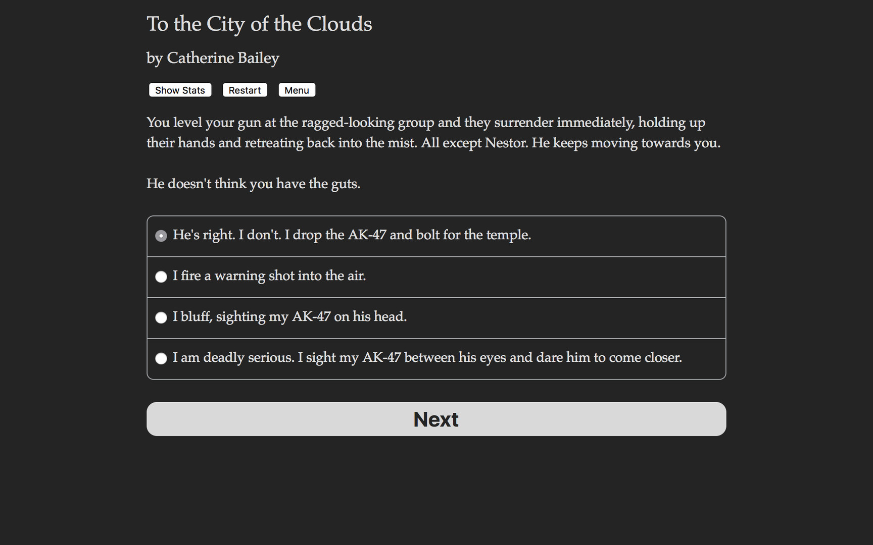 To the City of the Clouds Demo #2
