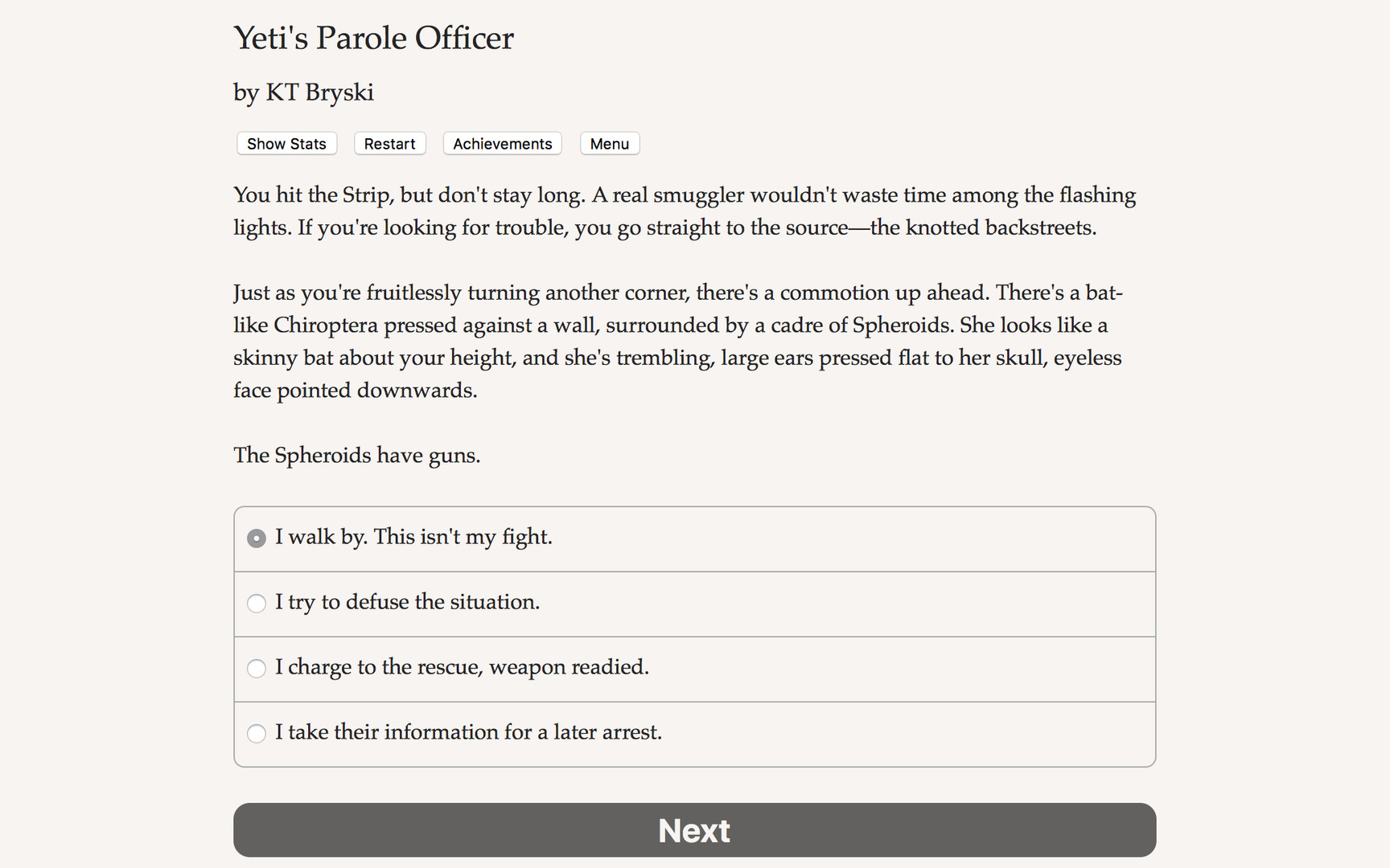 Yeti's Parole Officer Featured Screenshot #1