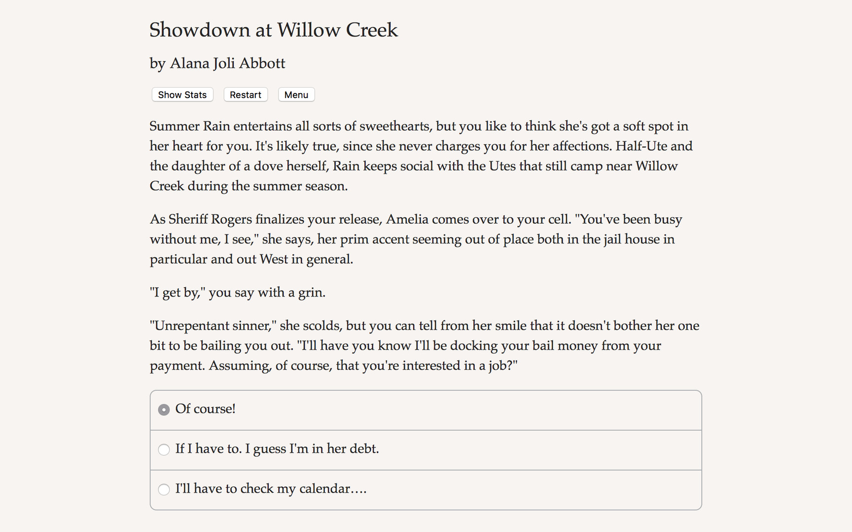 Showdown at Willow Creek Demo #5