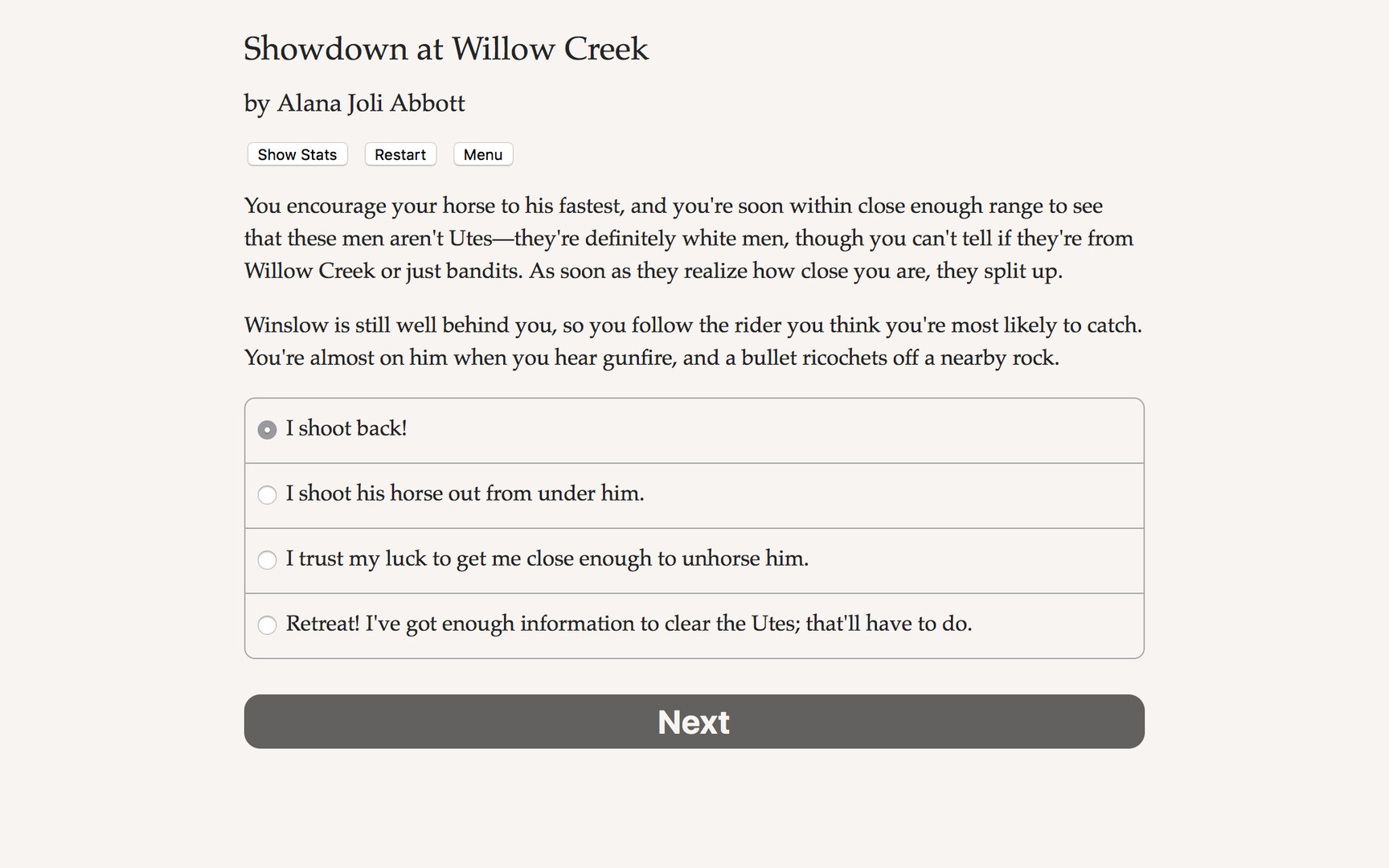 Showdown at Willow Creek Demo #3