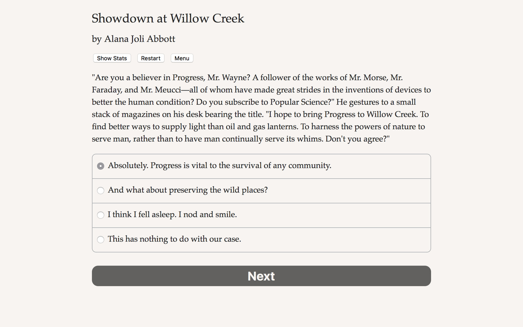 Showdown at Willow Creek Demo #4