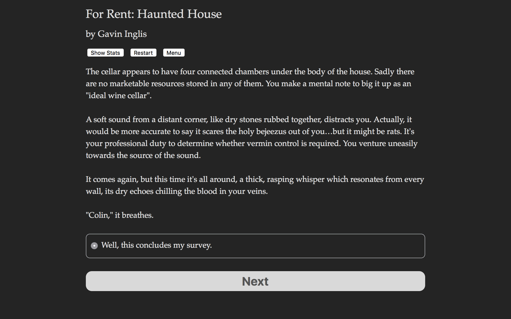 For Rent: Haunted House Demo #2