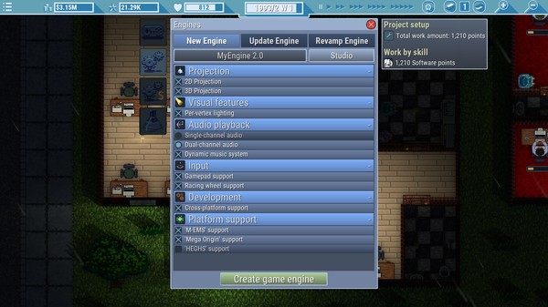 Скриншоты Game Dev Studio 6