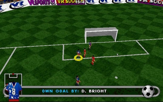 скриншот VR Soccer '96 1