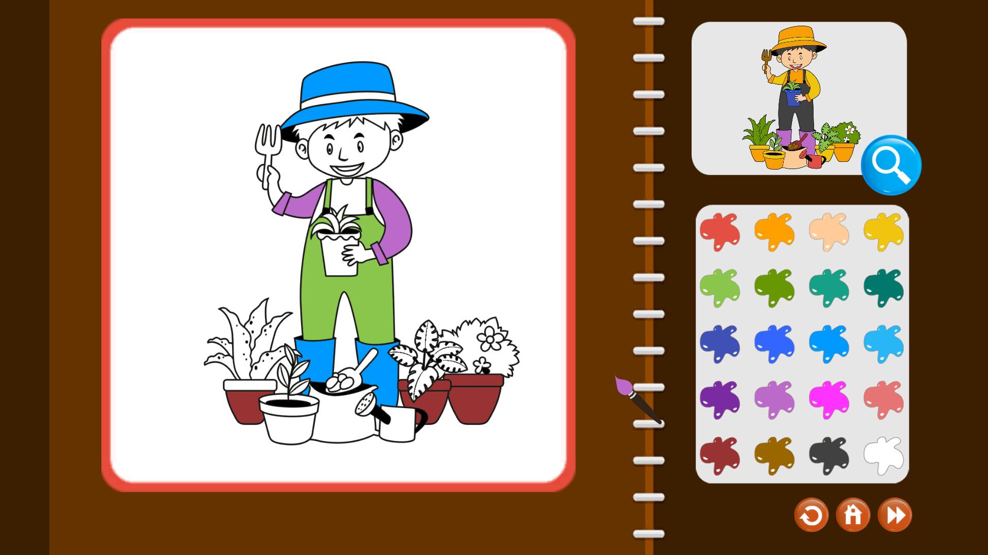 My Coloring Book: Professions screenshot screenshot 2