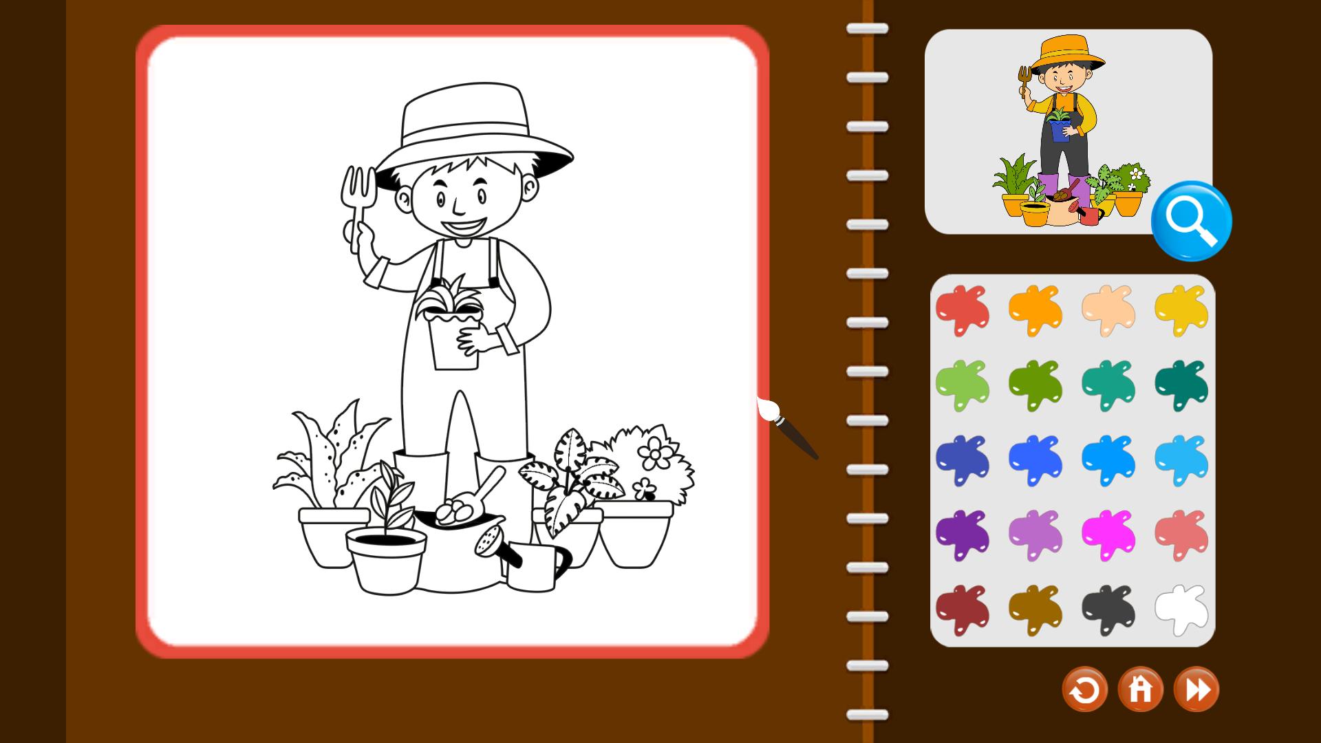 My Coloring Book: Professions screenshot screenshot 1