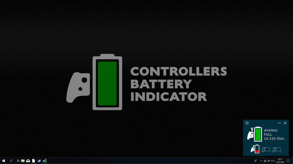 Controllers Battery Indicator for steam Controllers Battery Indicator for steam