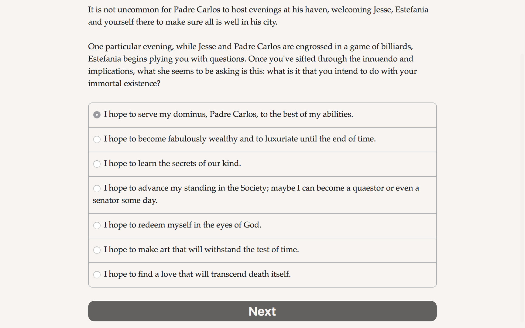 Choice of the Vampire Demo #3