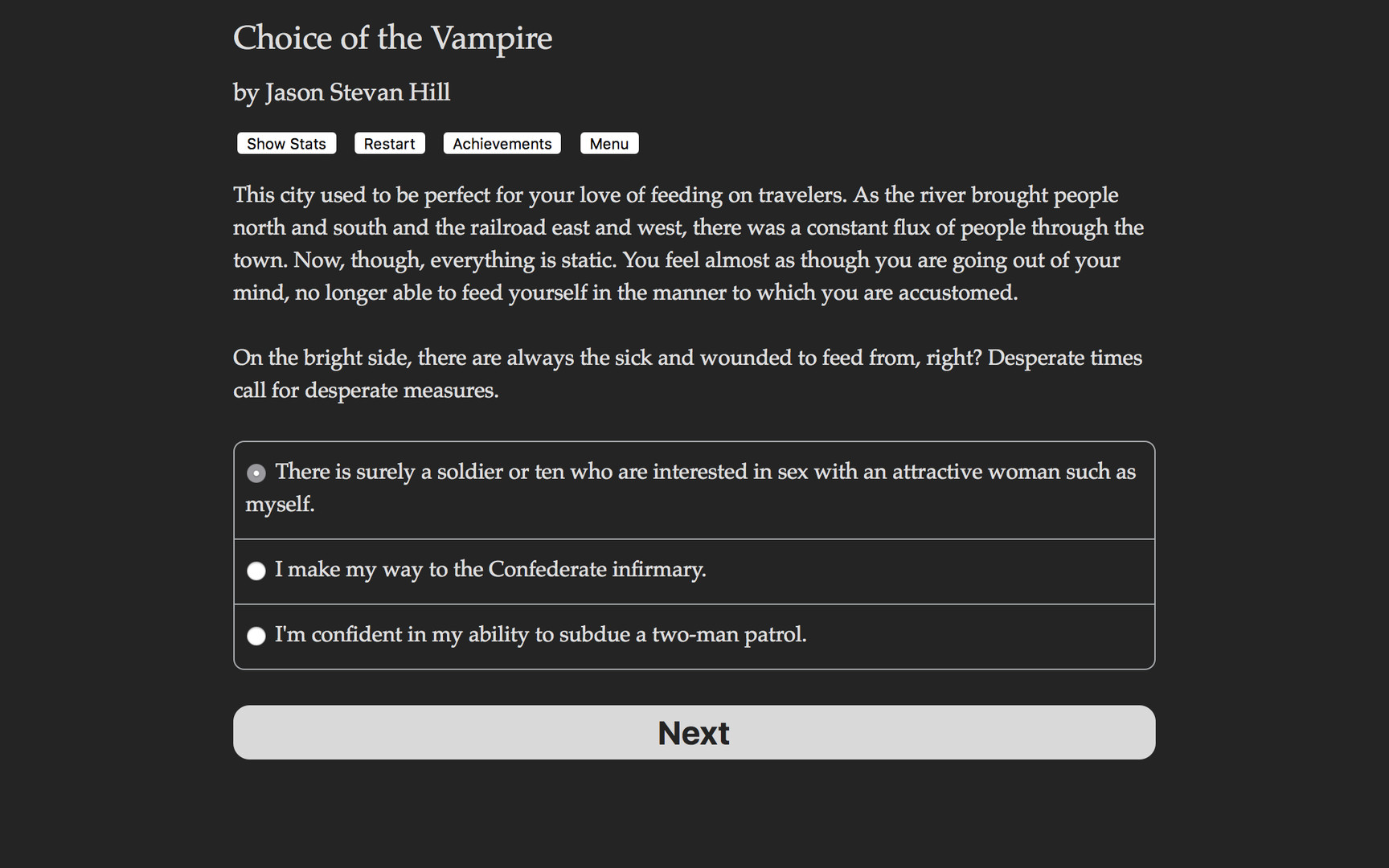 Choice of the Vampire Demo #2