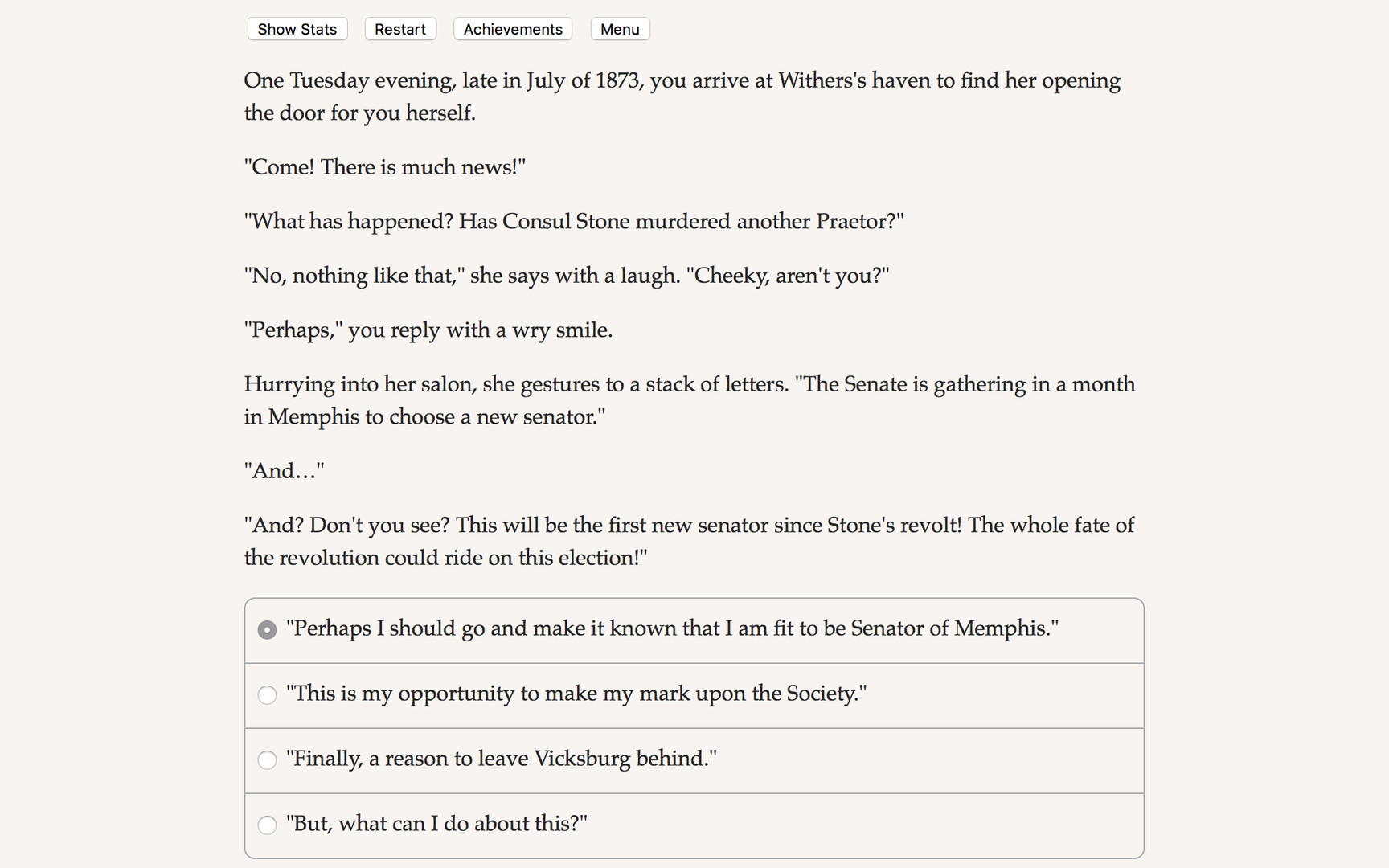 Choice of the Vampire: The Fall of Memphis Demo #0