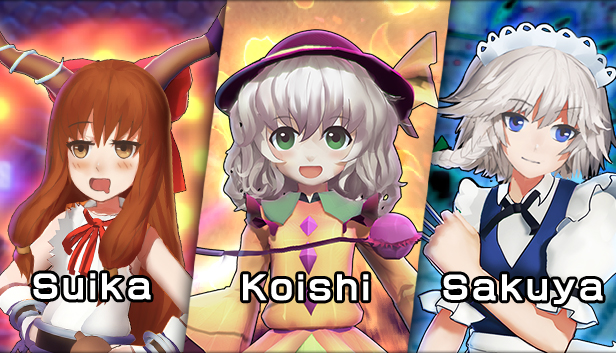 The Disappearing of Gensokyo: Sakuya, Koishi, Suika Character Pack Featured Screenshot #1