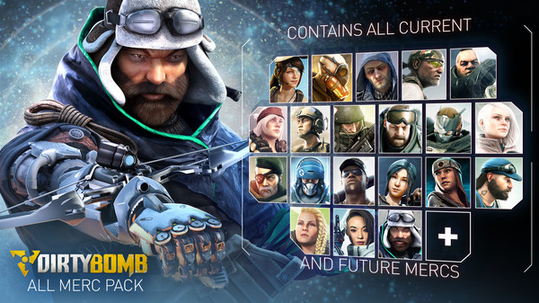 скриншот Dirty Bomb - All Merc Pack 0