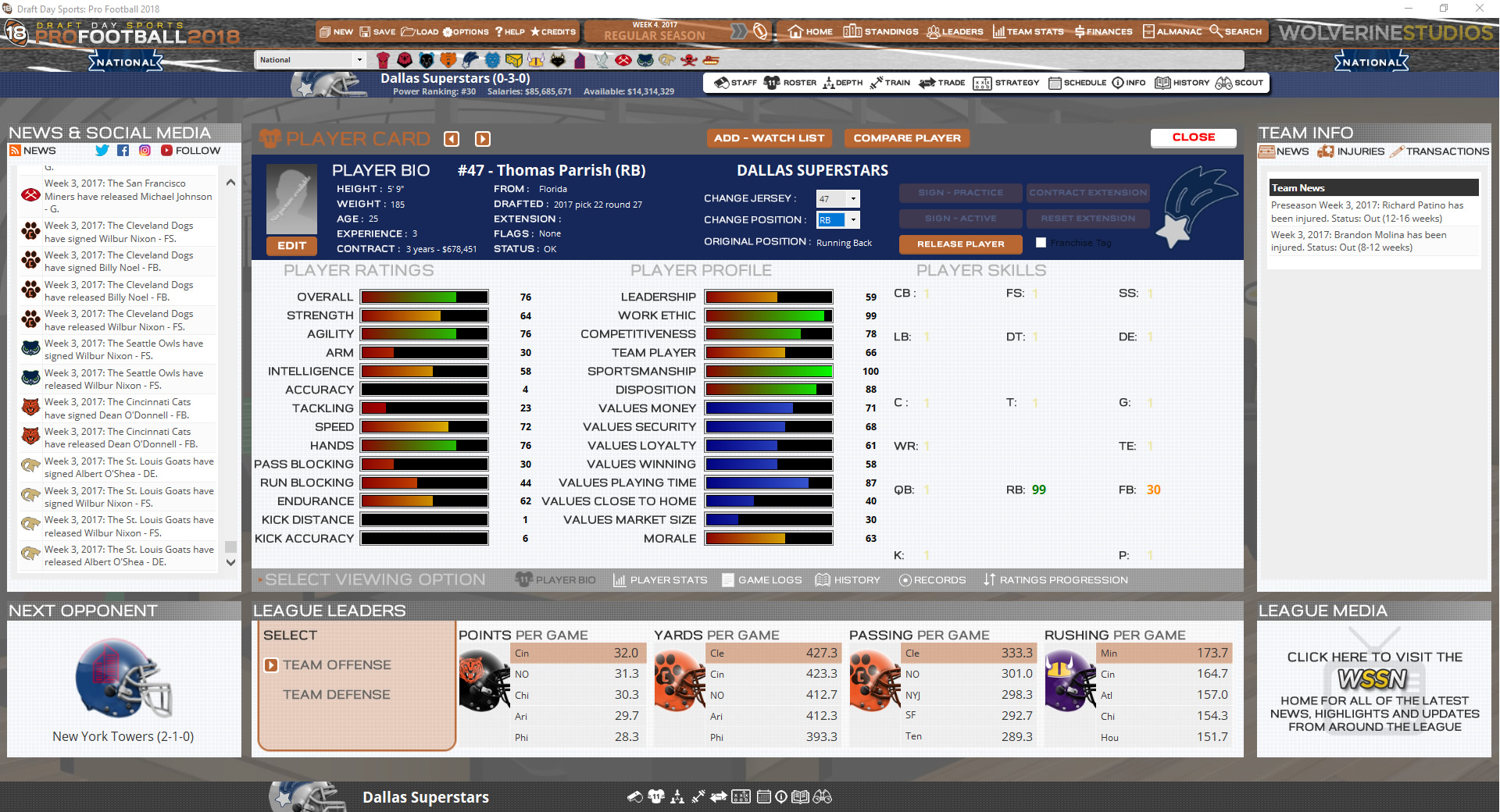 Steam Draft Day Sports Pro Football 18 Steam Draft Day Sports Pro Football 18