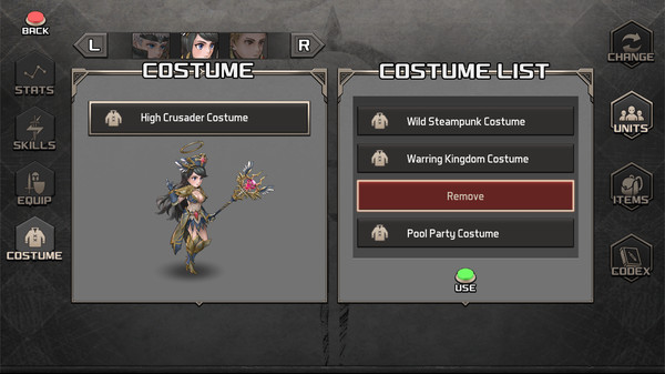 Azure Saga: Pathfinder - High Crusader Costume Pack