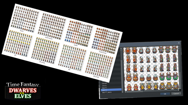 RPG Maker VX Ace - Time Fantasy Add-on: Dwarves Vs Elves