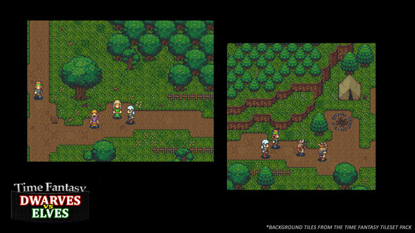 RPG Maker MV - Time Fantasy Add-on: Dwarves Vs Elves
