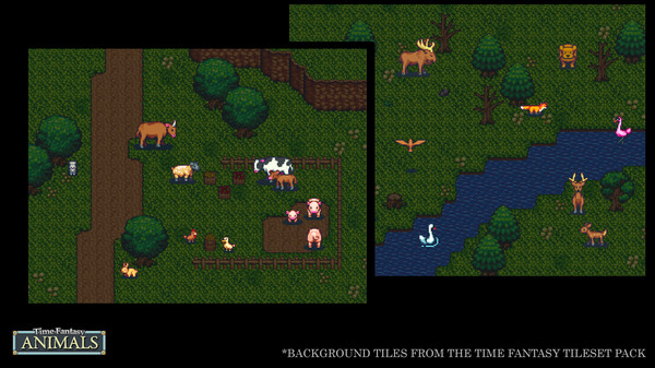 RPG Maker MV - Time Fantasy Add-on: Animals