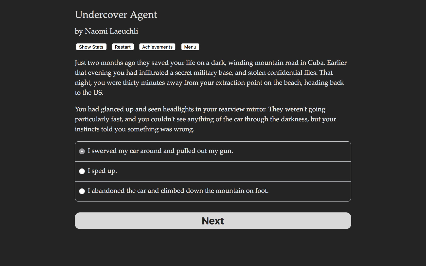 Undercover Agent Demo #2