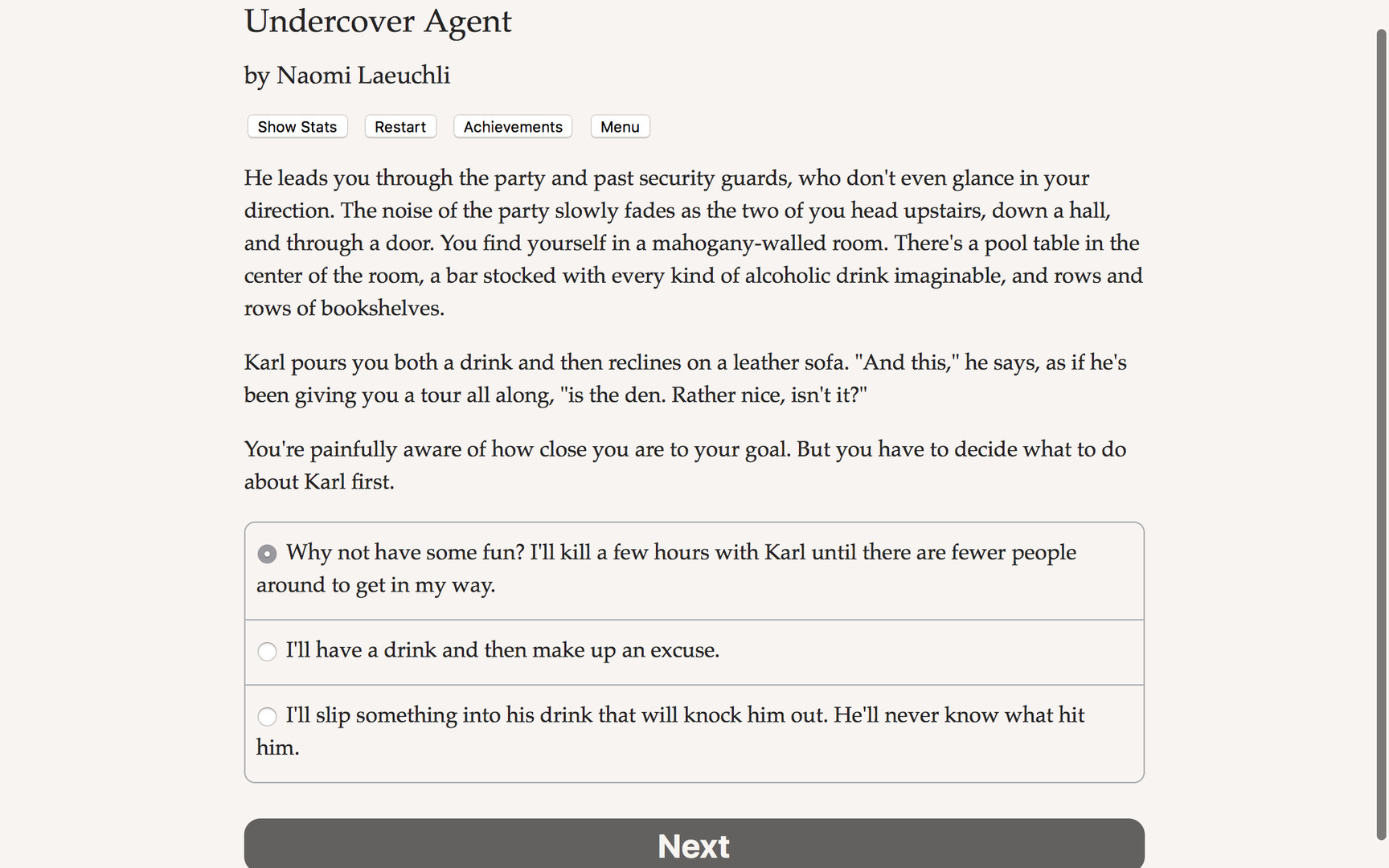 Undercover Agent Demo #4
