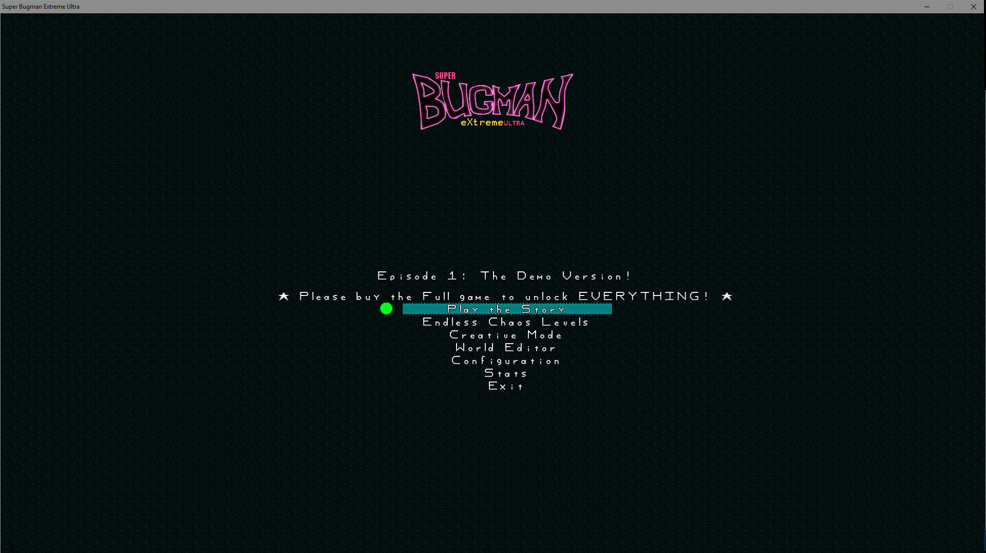 Super Bugman Extreme Ultra Demo #4