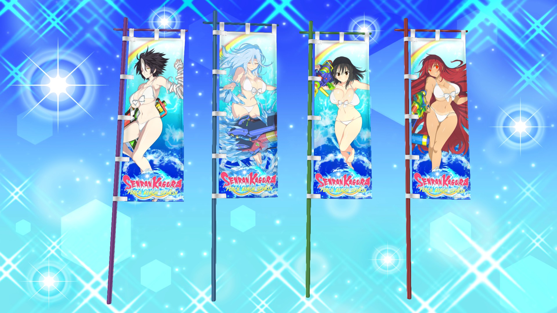 SENRAN KAGURA Peach Beach Splash — Awakened Character Set