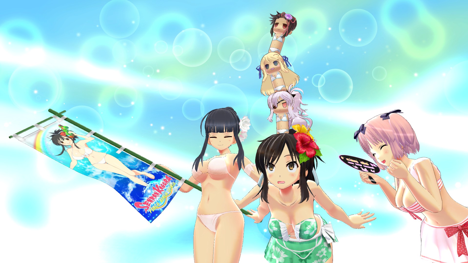 ขาย Senran Kagura Peach Beach Splash Hanzō Item Pack ราคาถูก 