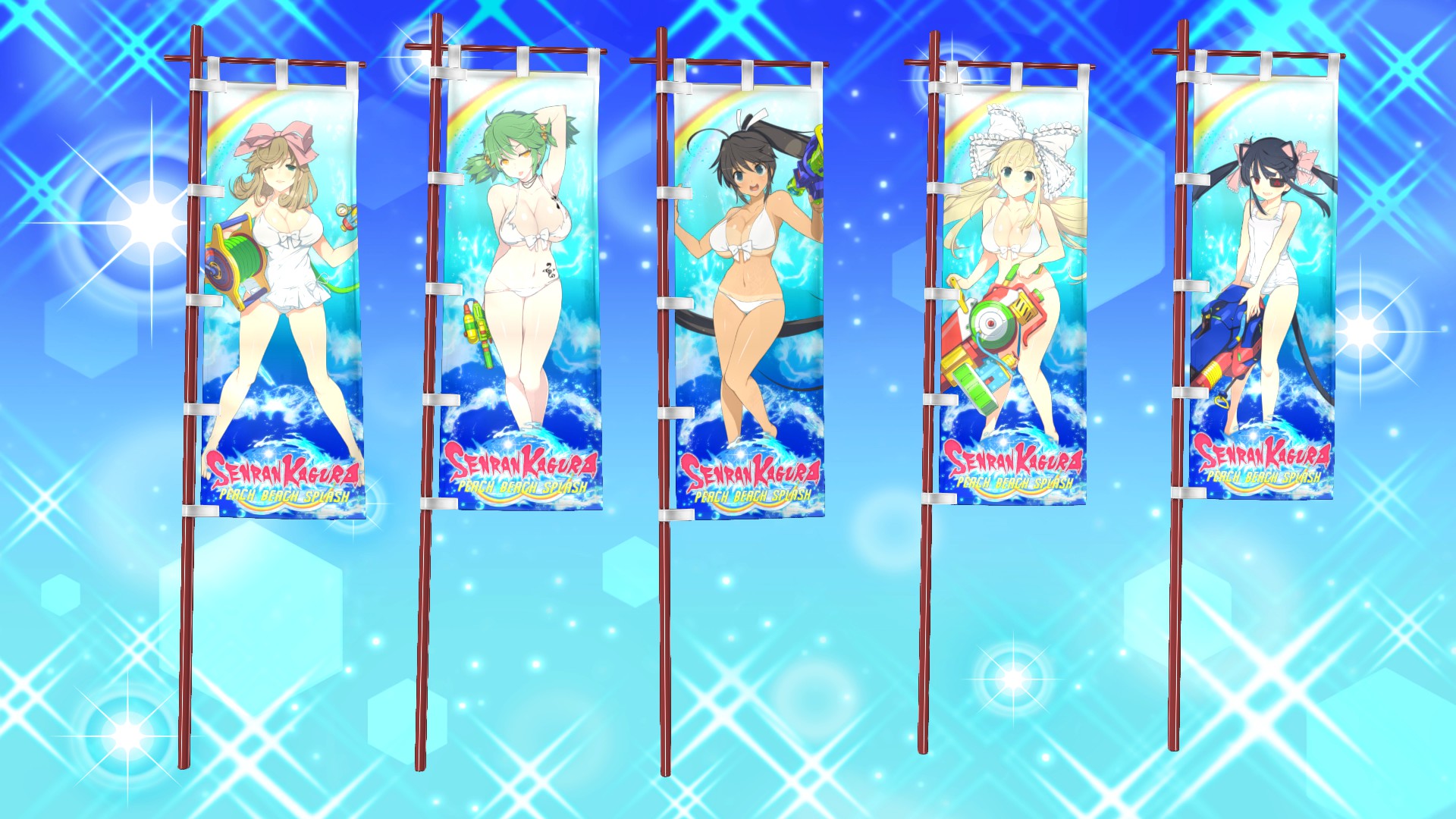 SENRAN KAGURA Peach Beach Splash - Crimson Squad Item Pack #6