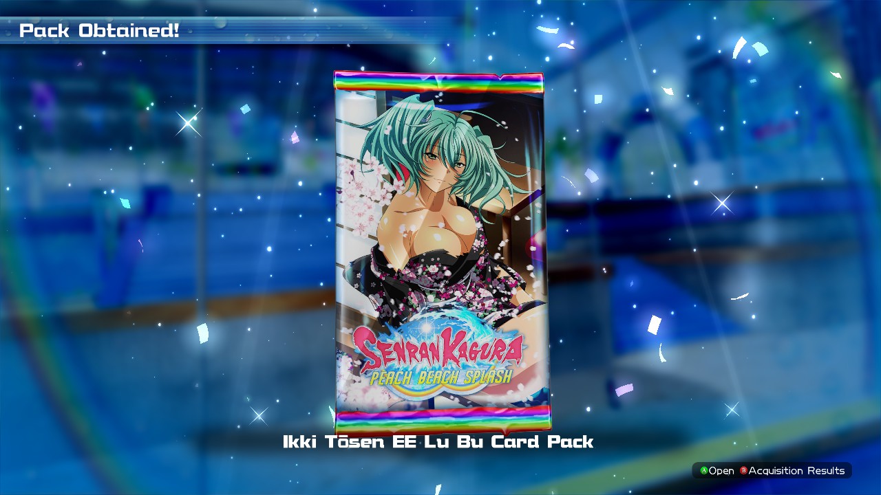 SENRAN KAGURA Peach Beach Splash - Ikki Tōsen EE Card Pack #3