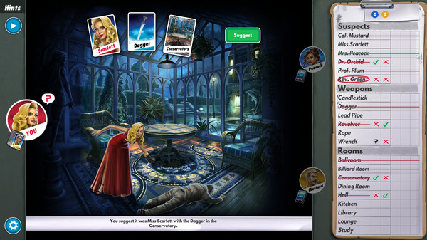 скриншот Clue/Cluedo: The Classic Mystery Game 1