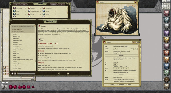 Fantasy Grounds - Beasts of Legend: Coldwood Codex (PFRPG)