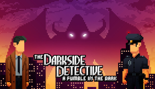 Capsule image of "The Darkside Detective: A Fumble in the Dark" which used RoboStreamer for Steam Broadcasting