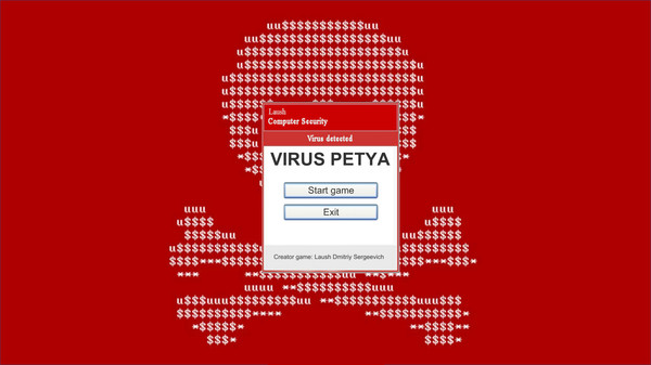 скриншот Virus Petya 1