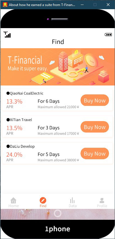 About how he earned a suite from T-Financial Platform in four months #4