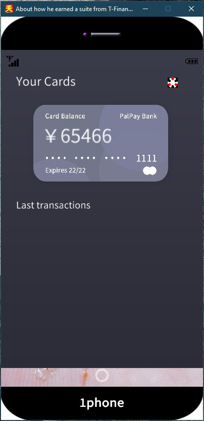 About how he earned a suite from T-Financial Platform in four months #5