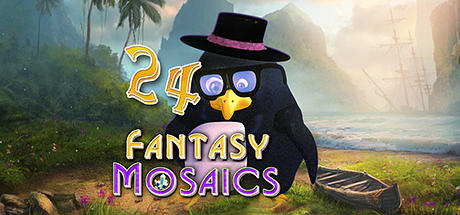 Fantasy Mosaics 24: Deserted Island Cover Image