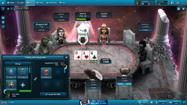скриншот HD Poker 2