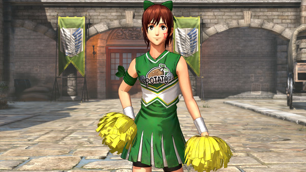скриншот Additional Sasha Costume: Cheerleader Outfit 0