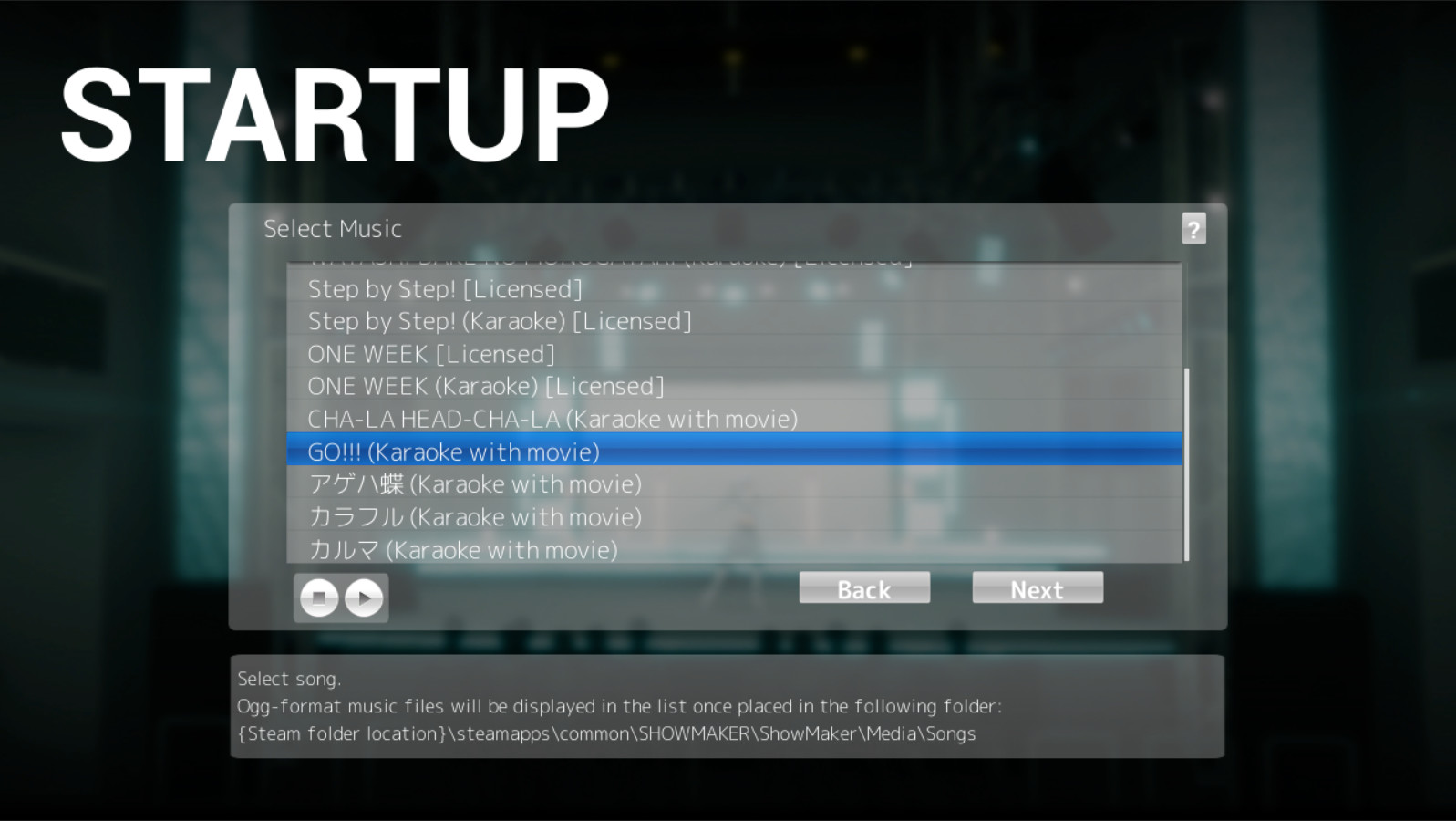 SHOWMAKER GO (karaoke version) #0