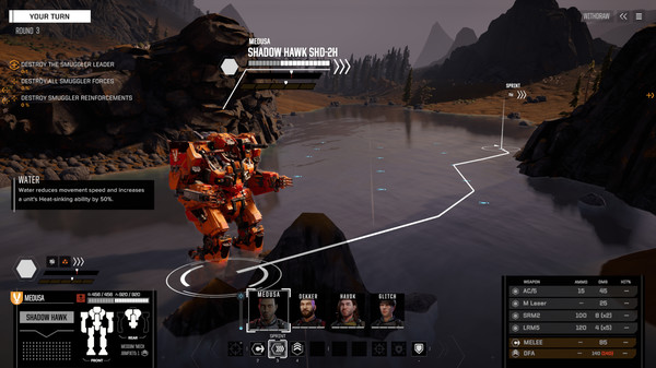 скриншот BATTLETECH Shadow Hawk Pack 0