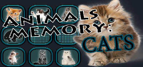 Animals Memory: Cats header image