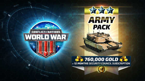 CONFLICT OF NATIONS: WORLD WAR 3 Army Pack for steam