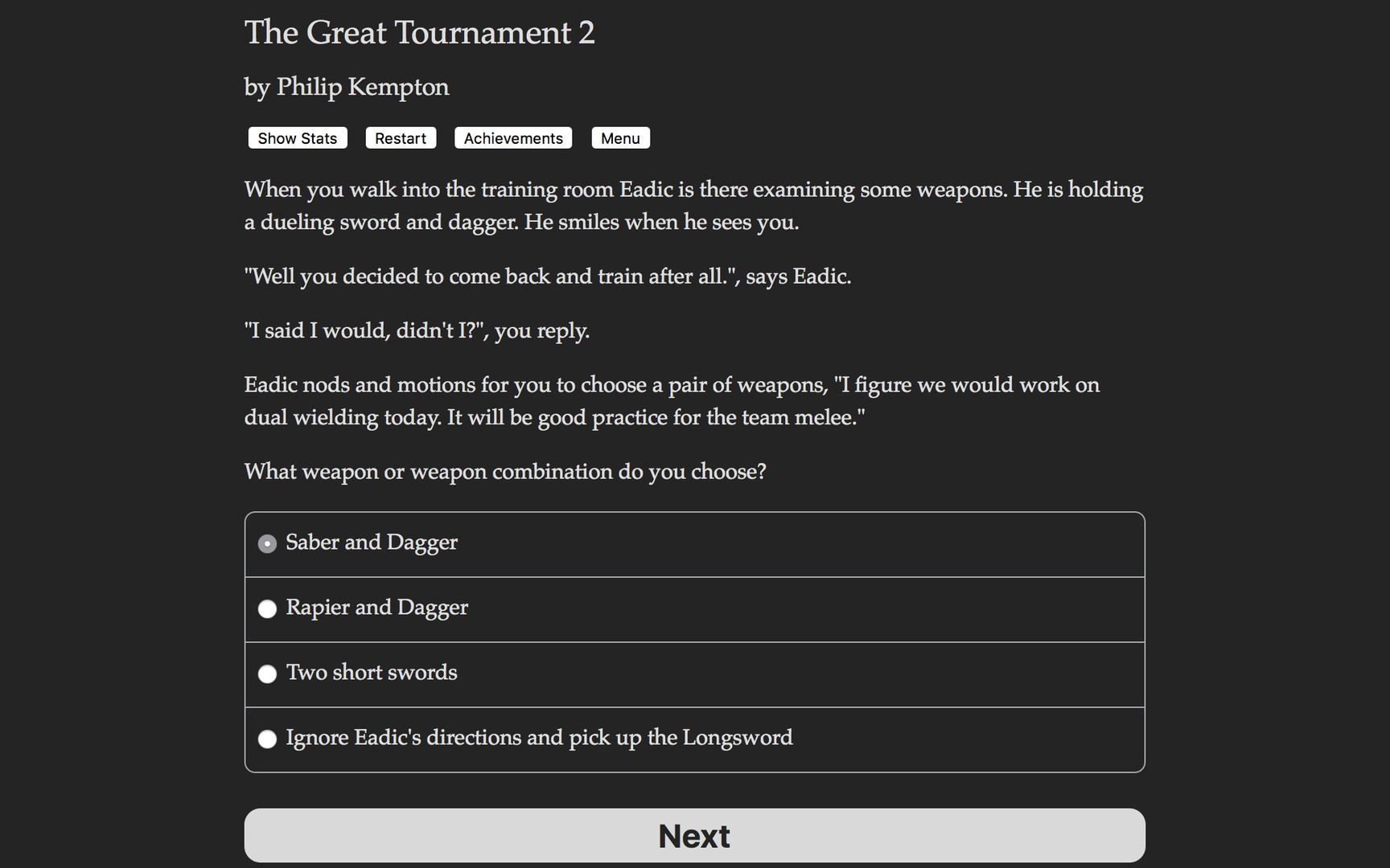 The Great Tournament 2 Demo #2