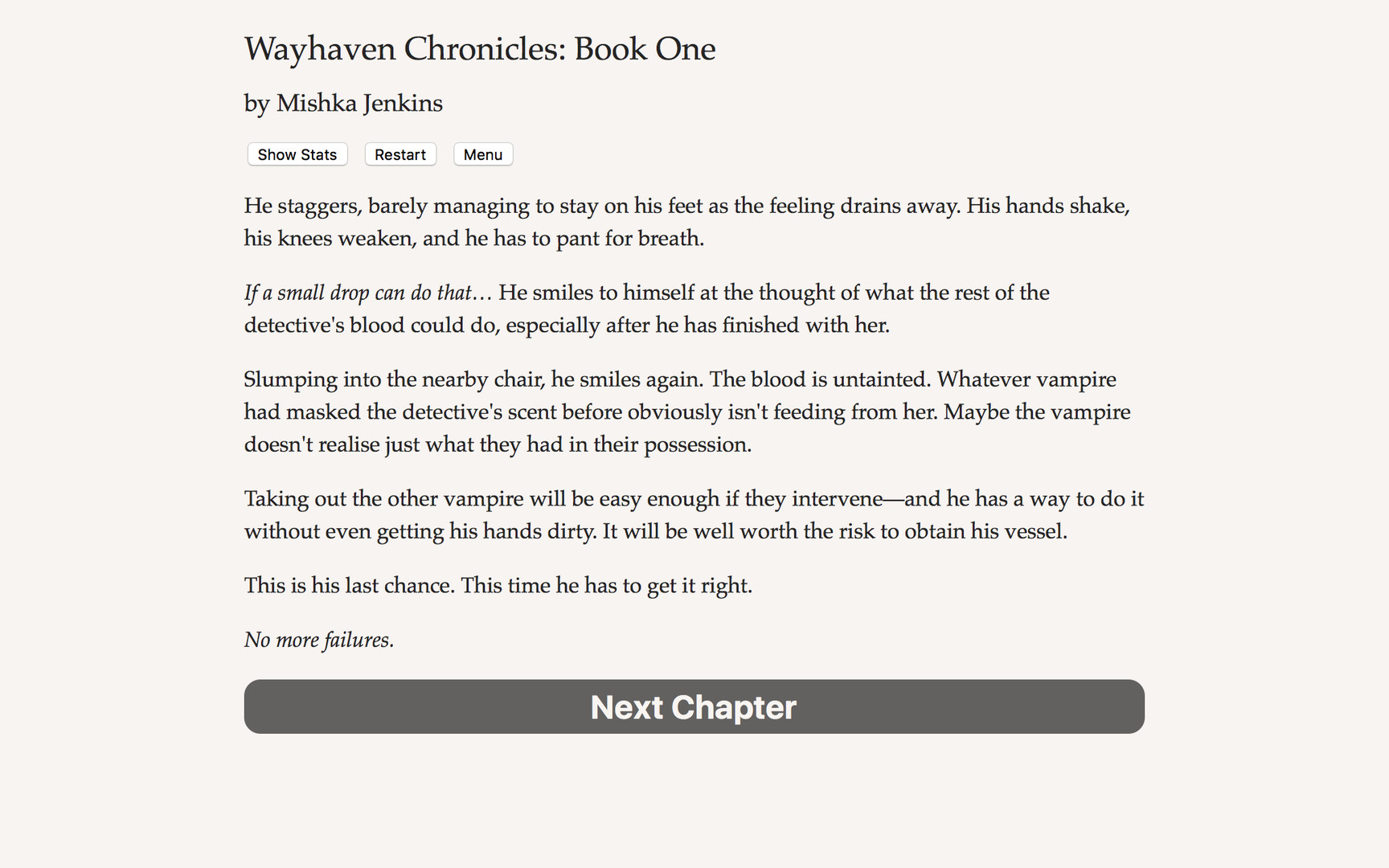 Wayhaven Chronicles: Book One Demo #5