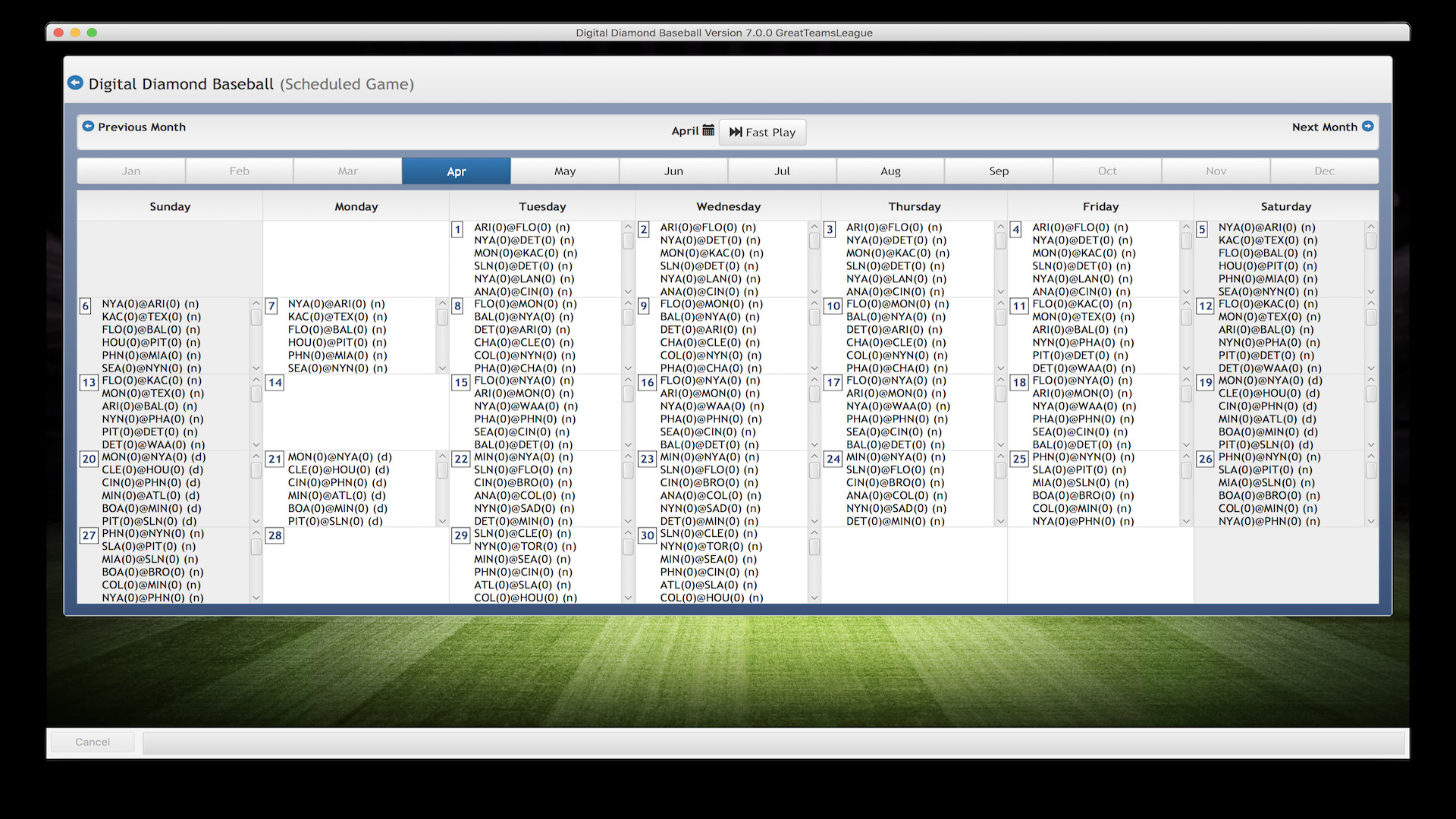 Digital Diamond Baseball V7 #5