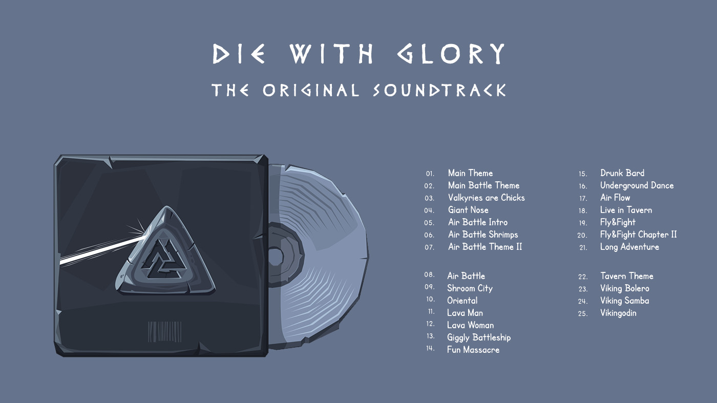 Die With Glory. The Original Soundtrack дата выхода