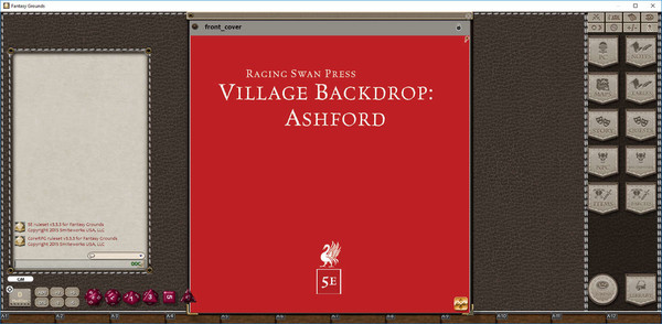 скриншот Fantasy Grounds - Village Backdrop: Ashford (5E) 0