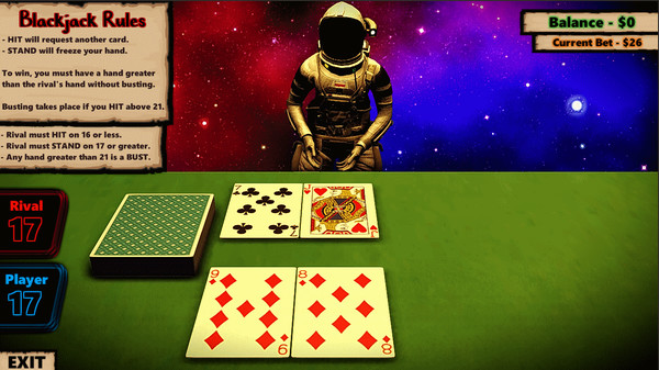 скриншот Blackjack In Space 3