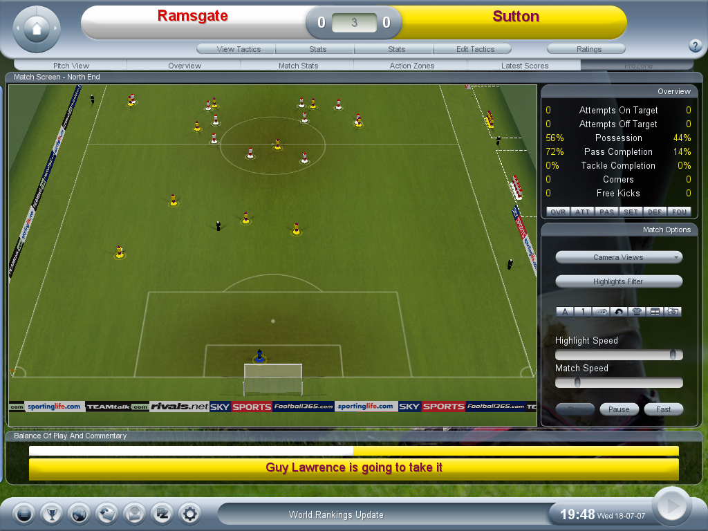 Championship Manager 2008 para PC (2007)